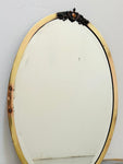 1920s Brass Framed Bevelled Edged Mirror