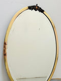 1920s Brass Framed Bevelled Edged Mirror