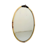 1920s Brass Framed Bevelled Edged Mirror