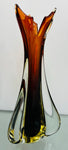 1950s Italian Murano Sommerso Art Glass Vase