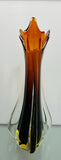 1950s Italian Murano Sommerso Art Glass Vase