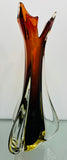 1950s Italian Murano Sommerso Art Glass Vase