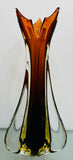 1950s Italian Murano Sommerso Art Glass Vase