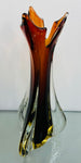 1950s Italian Murano Sommerso Art Glass Vase