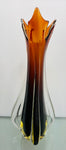 1950s Italian Murano Sommerso Art Glass Vase