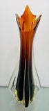 1950s Italian Murano Sommerso Art Glass Vase