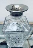 1950s English Cut Glass Whiskey Decanter