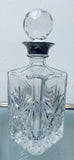 1950s English Cut Glass Whiskey Decanter