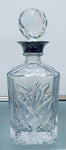 1950s English Cut Glass Whiskey Decanter