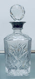 1950s English Cut Glass Whiskey Decanter