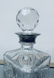 1950s English Cut Glass Whiskey Decanter