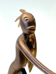 1950s Franz Hagenauer Bronze African Figurine