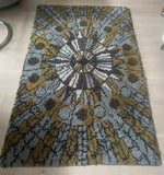 1960s Scandinavian Rya Shagpile Wool Rug