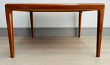 1960s Danish Silkeborg Square Teak Coffee Table