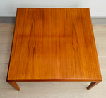 1960s Danish Silkeborg Square Teak Coffee Table