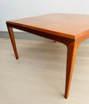 1960s Danish Silkeborg Square Teak Coffee Table