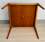 1960s Danish Silkeborg Square Teak Coffee Table