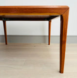 1960s Danish Silkeborg Square Teak Coffee Table