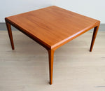 1960s Danish Silkeborg Square Teak Coffee Table