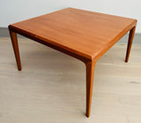 1960s Danish Silkeborg Square Teak Coffee Table