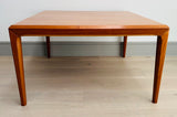 1960s Danish Silkeborg Square Teak Coffee Table