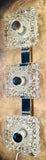 1960s German Egon Hillebrand Triple Glass Wall Sconce
