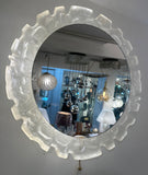 1960s German Erco Illuminated Lucite Wall Mirror