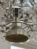 1960s Kinkeldey Prism Crystal Glass Chandelier