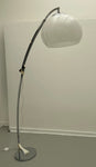 1960s German Sölken Leuchten Chrome Arc Floor Lamp