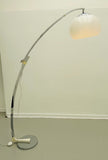 1960s German Sölken Leuchten Chrome Arc Floor Lamp