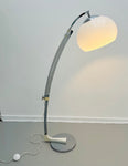 1960s German Sölken Leuchten Chrome Arc Floor Lamp