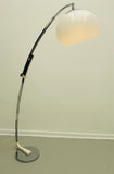 1960s German Sölken Leuchten Chrome Arc Floor Lamp