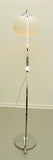 1960s German Sölken Leuchten Chrome Arc Floor Lamp