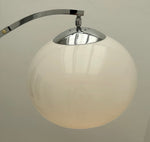 1960s German Sölken Leuchten Chrome Arc Floor Lamp