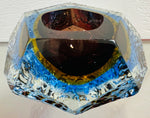 1960s Italian Mandruzzato Murano Glass Bowl