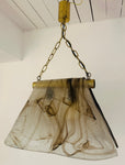 1960s Carlo Nason for Mazzega Brass and Murano Glass Hanging Light