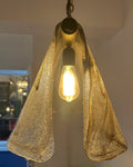 1960s Carlo Nason for Mazzega Brass and Murano Glass Hanging Light