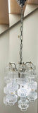 1960s Italian Murano Dumbbell Venini Murano Glass Chandelier