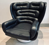 1960s Italian 'Elda' Joe Columbo Swivel Lounge Chair