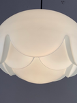 1960s Large Putzler 'Artichoke' Opaline Hanging Light