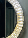 1960s Austrian Bakalowits & Söhne illuminated Faceted Crystal Mirror