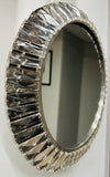 1960s Austrian Bakalowits & Söhne illuminated Faceted Crystal Mirror