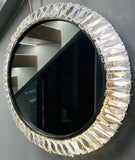1960s Austrian Bakalowits & Söhne illuminated Faceted Crystal Mirror