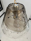 1960s J.T. Kalmar Smoked Murano Glass Pendant