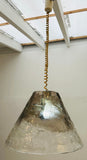 1960s J.T. Kalmar Smoked Murano Glass Pendant