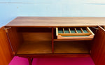 1960s British Everest Teak & Metal Sideboard