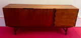 1960s British Everest Teak & Metal Sideboard