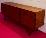 1960s British Everest Teak & Metal Sideboard