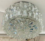 1960s Small German Limberg Glass Flush Mount by Helena Tynell