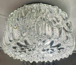 1960s Small German Limberg Glass Flush Mount by Helena Tynell